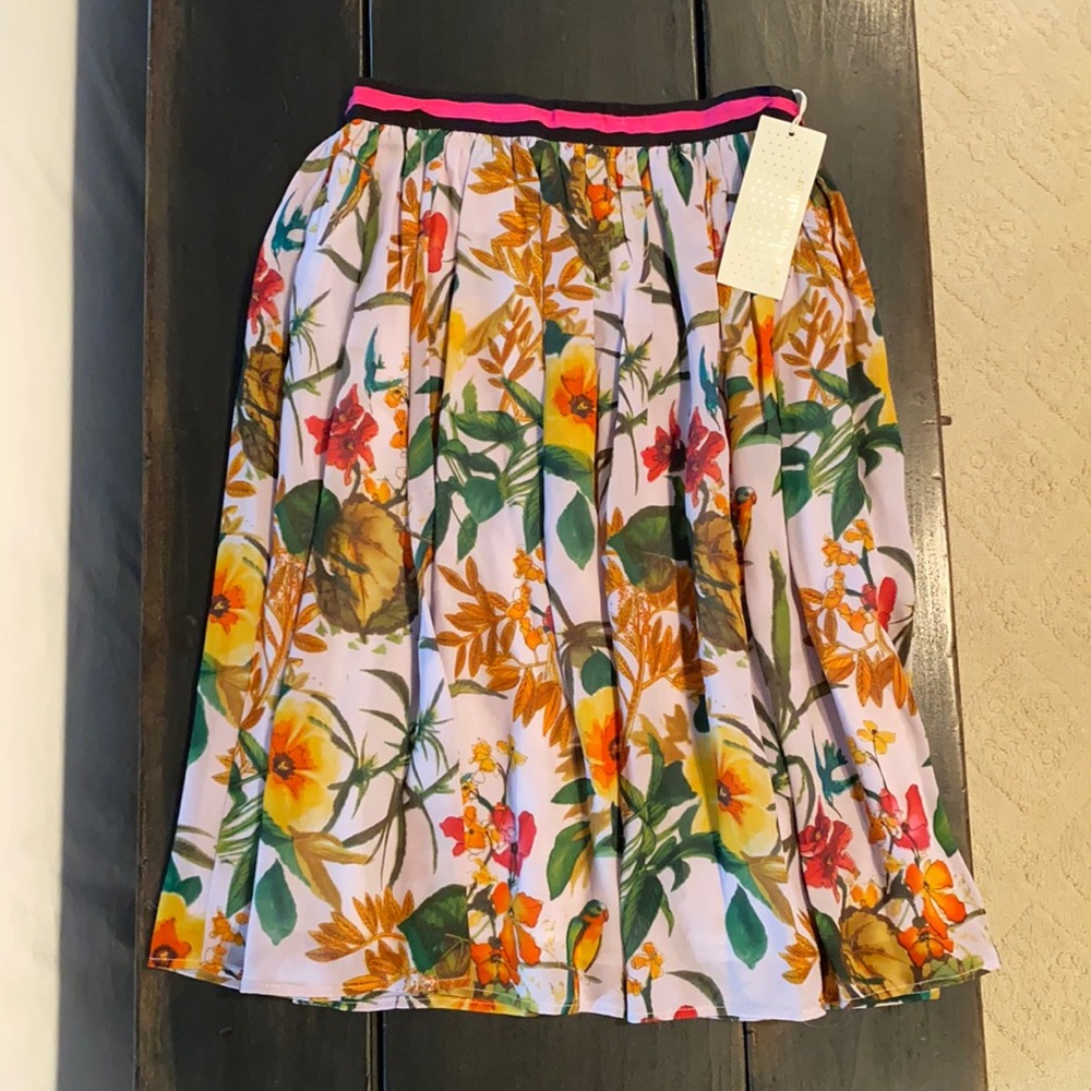NWT coreylynncalter Teresa Bird Skirt Sz 2